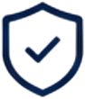 Imagem de um escudo com check dentro