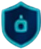 imagem de um escudo com outro icone dentro